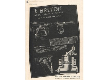 реклама доводчиков Briton 1950 г - фото - 1