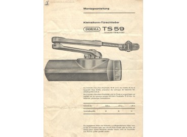 инструкция по установке доводчика Dorma TS-59 - 1970-ые, Германия - фото - 3