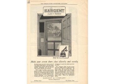 реклама Sargent - 1920-ые - фото - 1